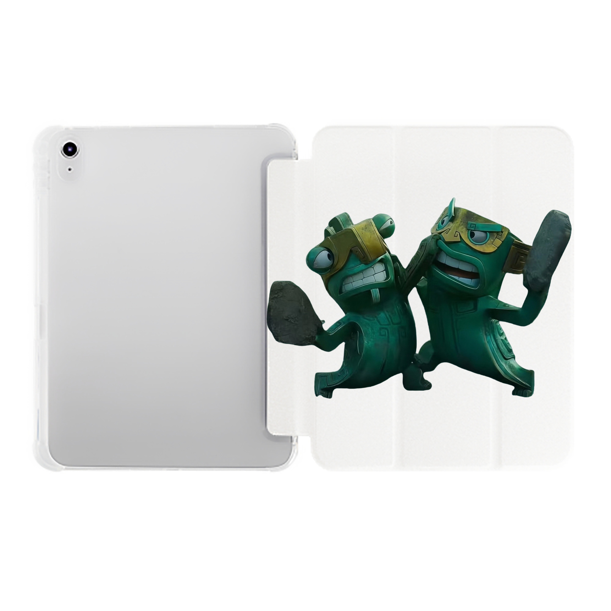 （画像用） Ne Zha 2 ナタ 魔童の大暴れ IPad ケース ペン収納付き 三つ折りスタンド PUレザー×シリコン 対応機種9.5/10.5/10.9インチ